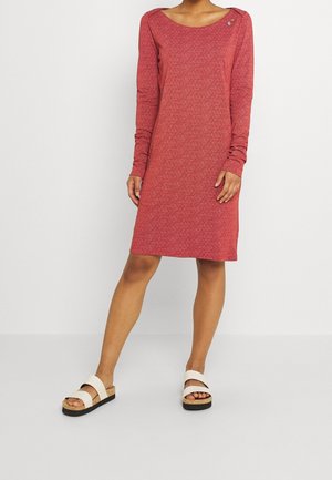Jerseyklänning - red