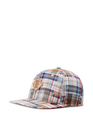 Djinn's, 6P SB PATCH CHECK UNISEX - Cap - multi turquoise