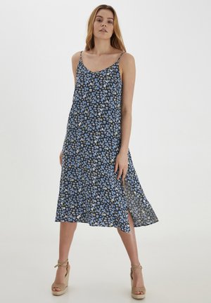 BYMMJOELLA SLIP DRESS - Vapaa-ajan mekko - blue /multi-coloured