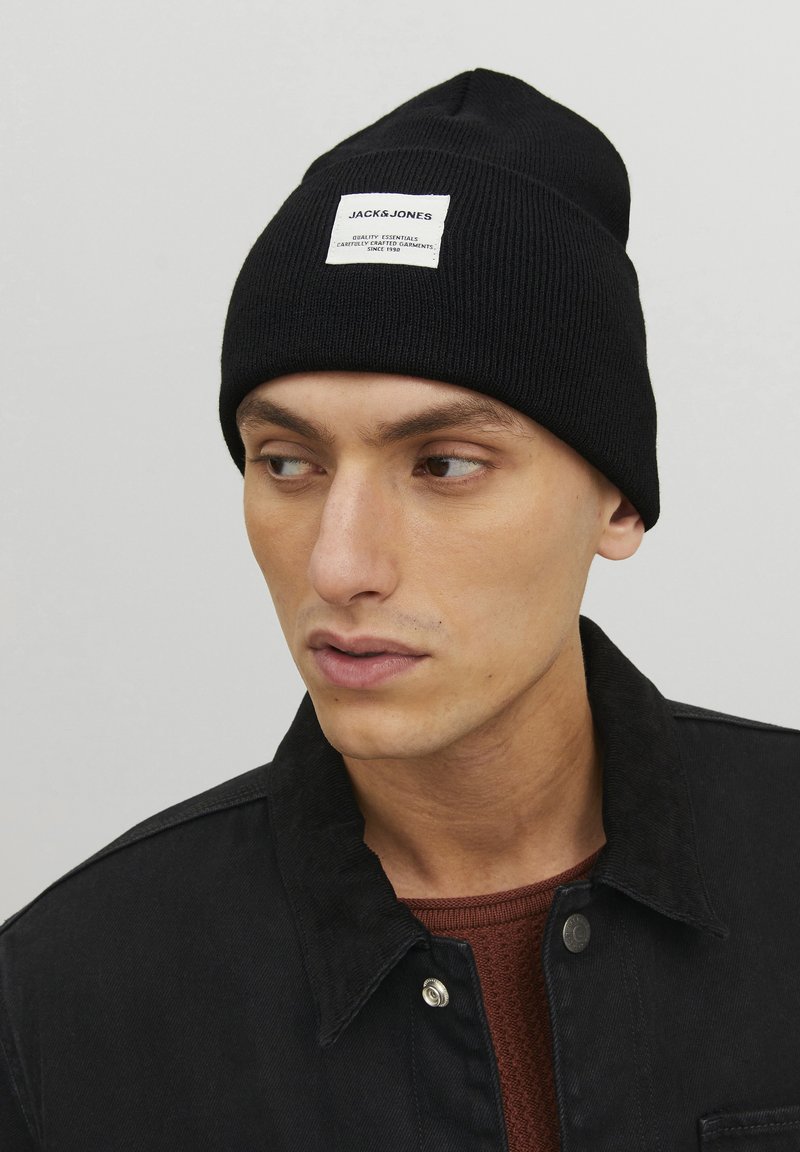 Jack & Jones - JACLONG BEANIE - Čepice - navy blazer, Zvětšit