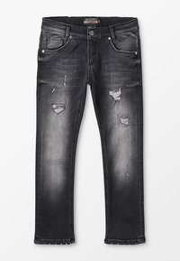 Blue Effect BOYS CROPPED - Slim fit -farkut - black medium