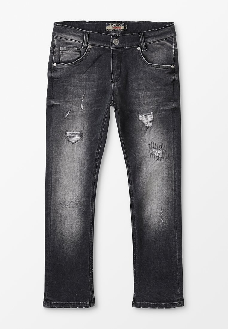 Blue Effect BOYS CROPPED - Slim fit -farkut - black medium