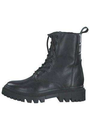 Tamaris Platform ankle boots - black leather