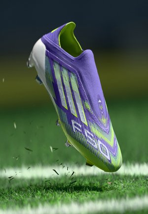 adidas Performance F50 ELITE LL FG - Moulded stud football boots - purple rush/footwear white/lucid lemon