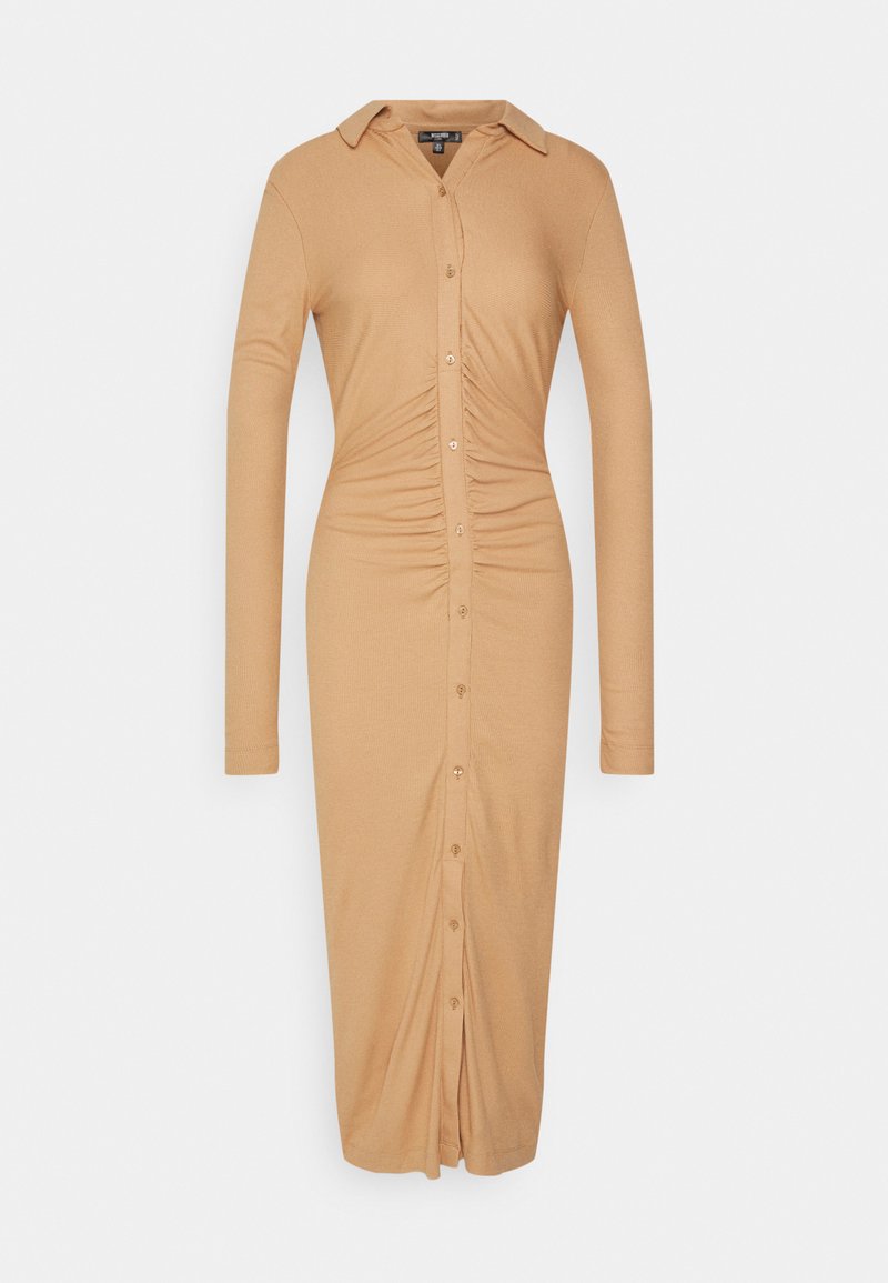 Damen Kleider | Missguided Tall RUCHED MIDI DRESSJerseykleidcamel - WE57593 Damen Kleider | Missguided Tall RUCHED MIDI DRESSJerseykleidcamel - WE57593