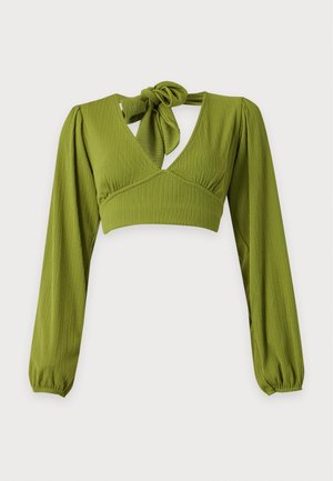 WAL G., CRISSY BACKLESS - Camiseta de manga larga - evergreen