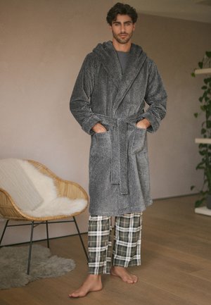 Next, HOODED - REGULAR FIT - Albornoz - grey