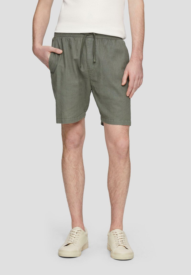 QS REGULAR - Shorts - olivgrün