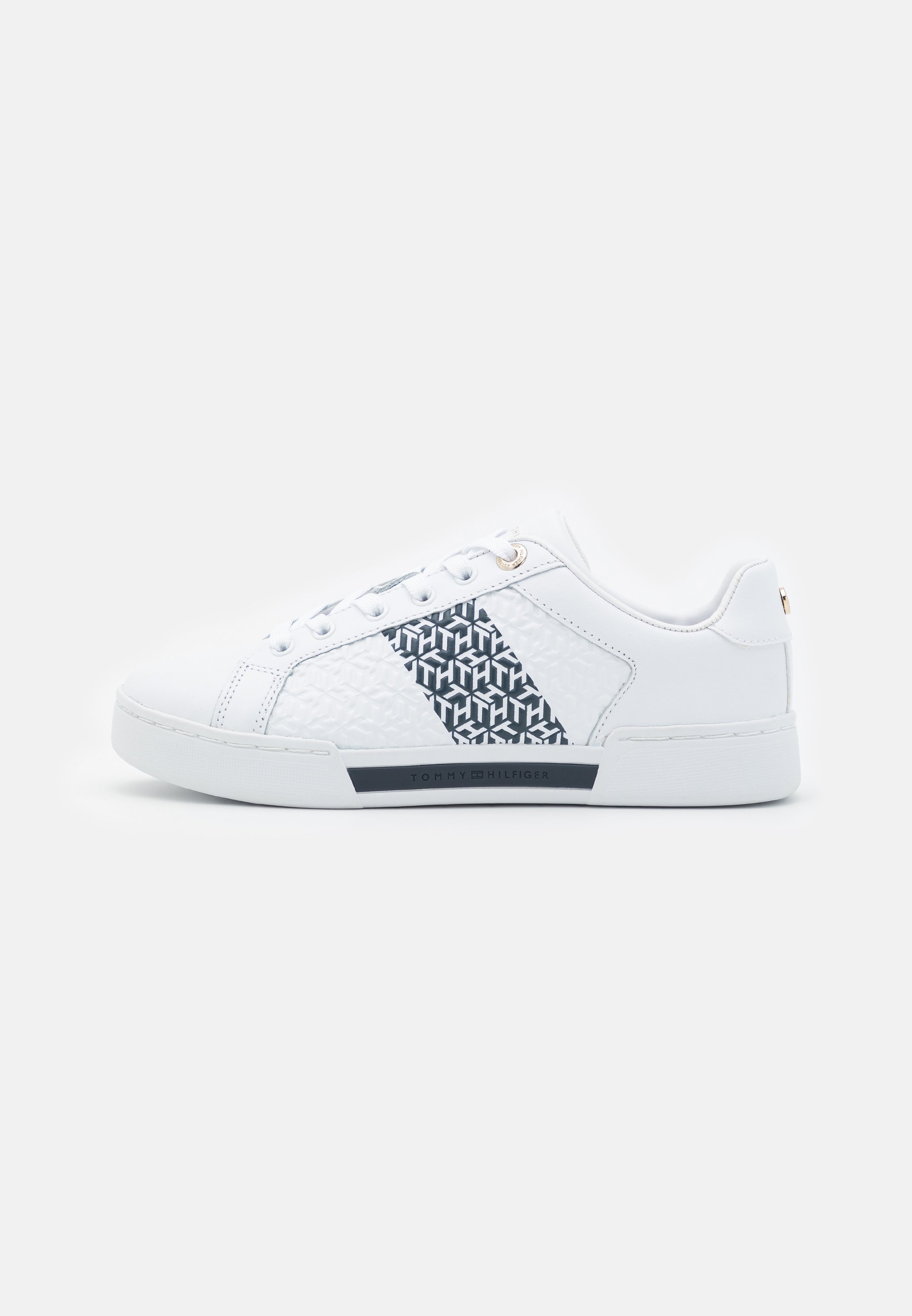 th monogram elevated sneaker white