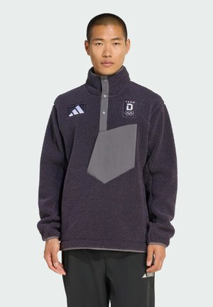 TEAM D PILE  - Fleecepullover - aurora black