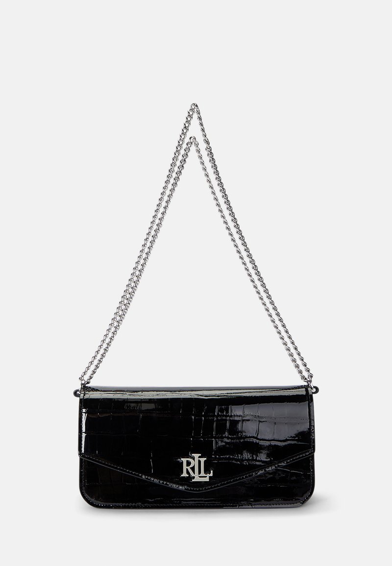 Lauren Ralph Lauren SAWYER SHOULDER MEDIUM - Torba čez telo - black