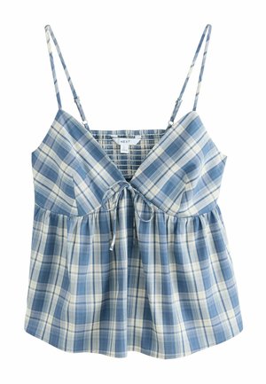 Next, REGULAR FIT - V-NECK CAMI TOP . - Top - blue check