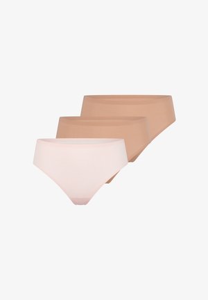 mey, 3ER PACK BETTER INVISIBLES - Tanga - cream tan bailey
