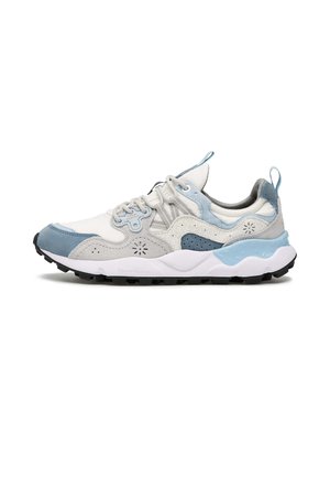 Sneakers laag - weiß hellblau