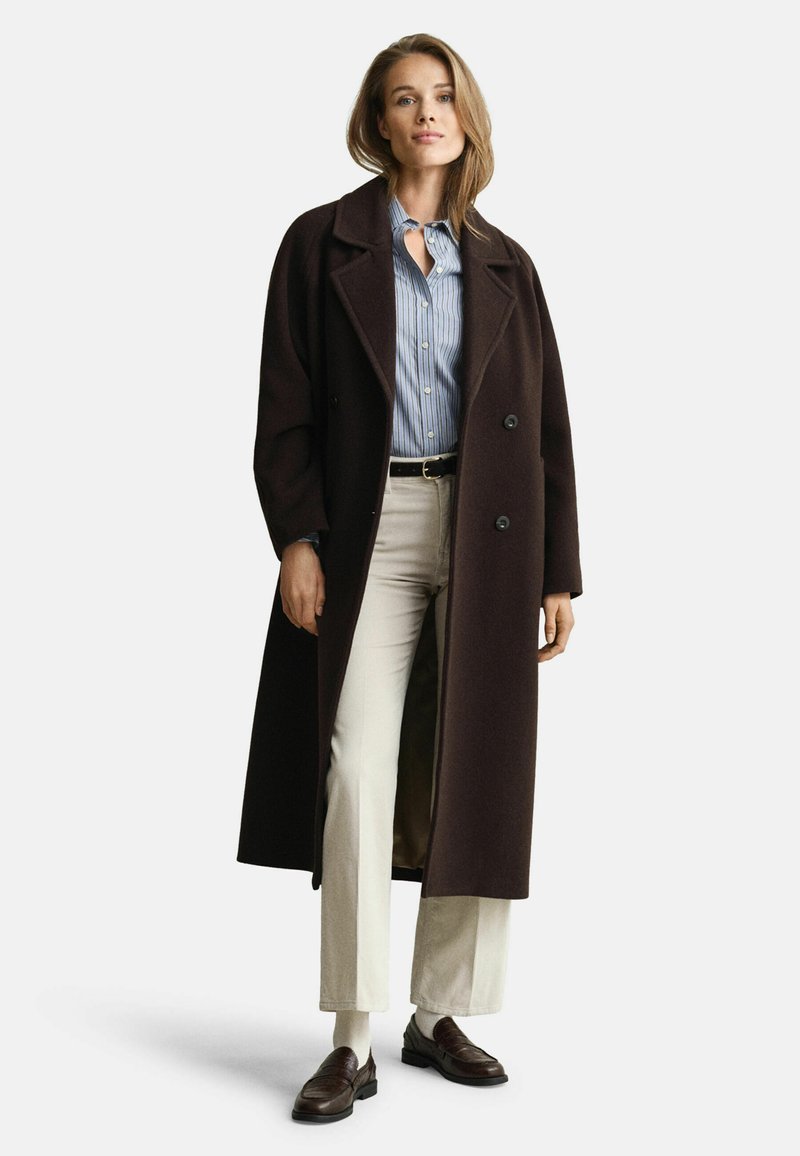 GANT REG CLASSIC POPLIN STRIPED - Košilová halenka - faded denim