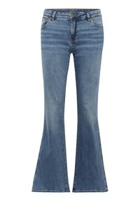 Culture CUCYRINE AMI FLARE - Jean bootcut - medium vintage blue wash