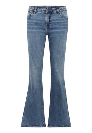 Culture CUCYRINE AMI FLARE - Bootcut-farkut - medium vintage blue wash