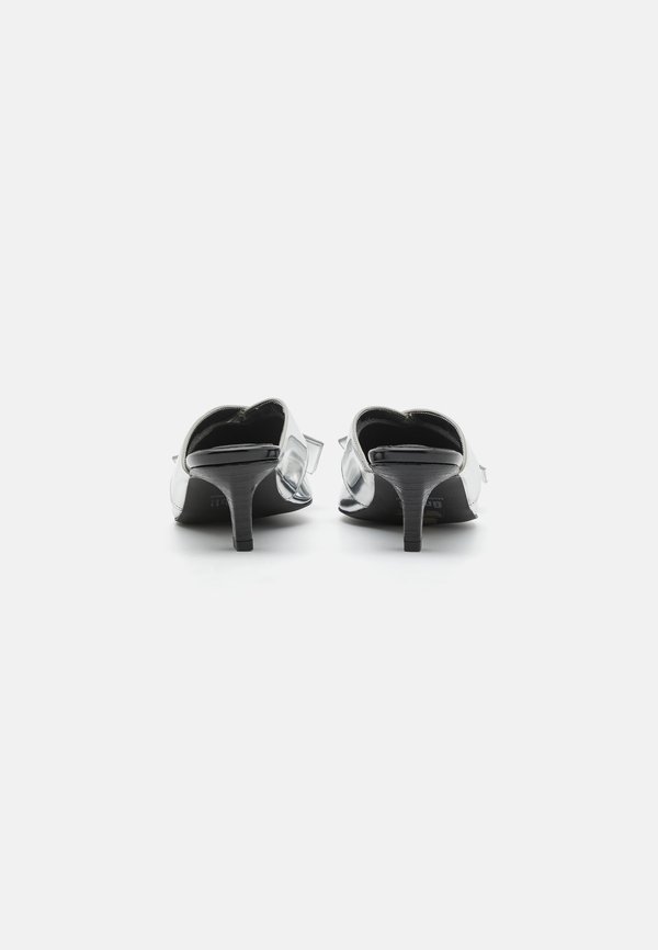 ZINA BOW MULE - Mules - silver2