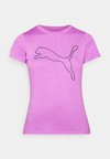 ESSENTIAL LOGO TEE - Sportovní tričko - wild berry heather