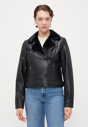 VMHAILEY JACKET - Bunda z umělé kůže - black