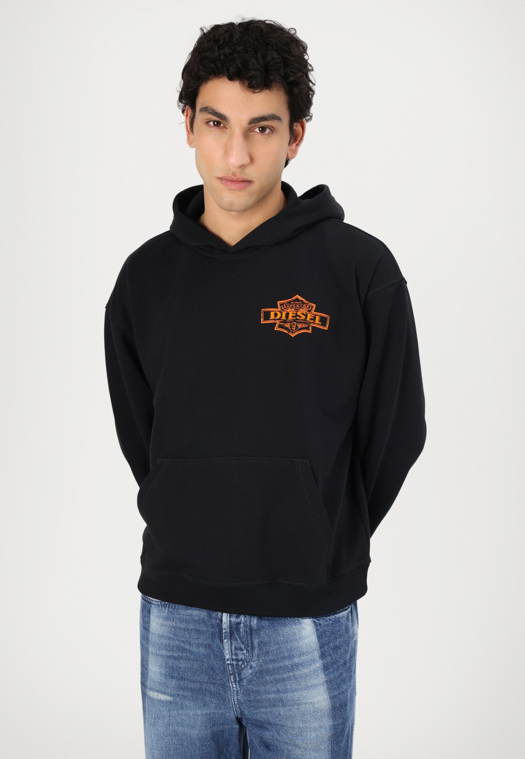トップス DIESEL LAYERED OVERHOODIE sizeXS Women's Sweatshirts: Hooded, Zip, Cropped | Diesel®