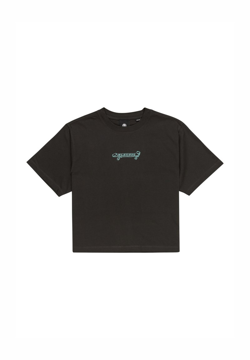 Element T-shirt print donkergrijs