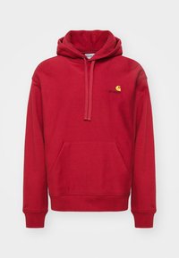 HOODED AMERICAN SCRIPT  - Hættetrøje - tuscany