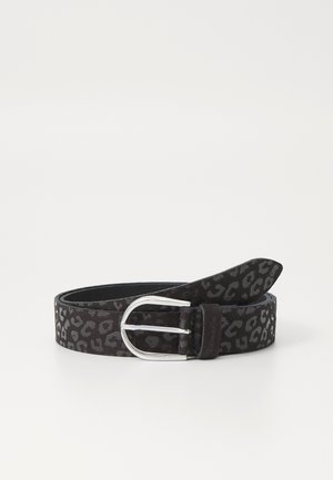 VELOURSGÜRTEL - Belt - black