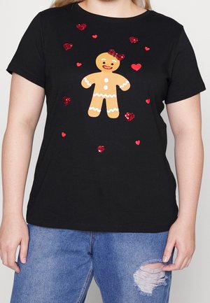 T-Shirt print - black