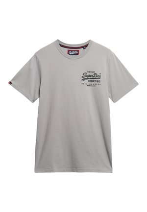 Superdry & Co VINTAGE LOGO TOKYO RELAXED - T-shirt print - sleet grey