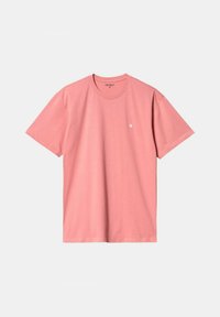 Carhartt WIP MADISON - Camiseta básica - dusty rose white