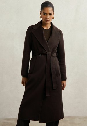 Klasikinis paltas - chocolate brown