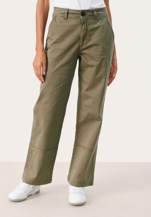 Trousers - khaki