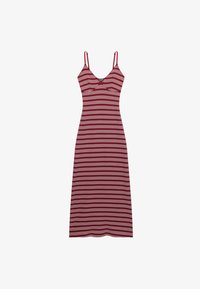 Non sélectionné, bordeaux red stripe