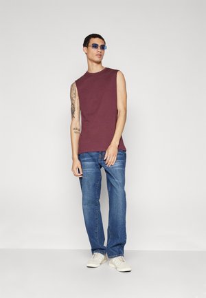 SLEEVELESS TANK 2 PACK - Top - bordeaux/dark blue