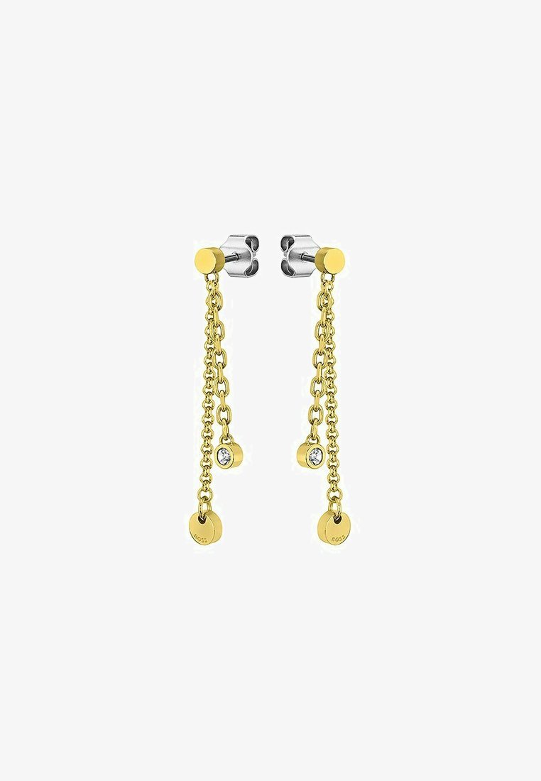 BOSS - KRISTALL - Boucles d'oreilles - gold-coloured, Agrandir