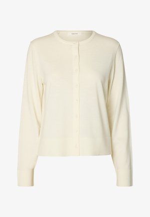 Selected, SLFTHEA CARDIGAN - Chaqueta de punto - egret