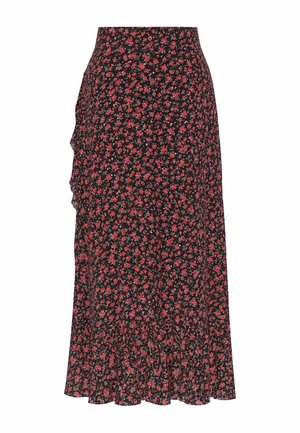 AMERICANDREAMS, MILLY - Jupe longue - black red flower