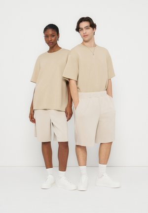 YOURTURN SET UNISEX - T-shirt basique - oatmeal