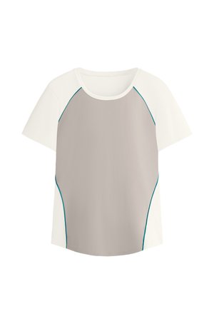 OYSHO LINES SHORT-SLEEVED TECHNICAL - Sportovní tričko - sand