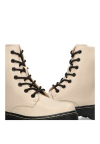 ETIKA Botines con cordones - beige