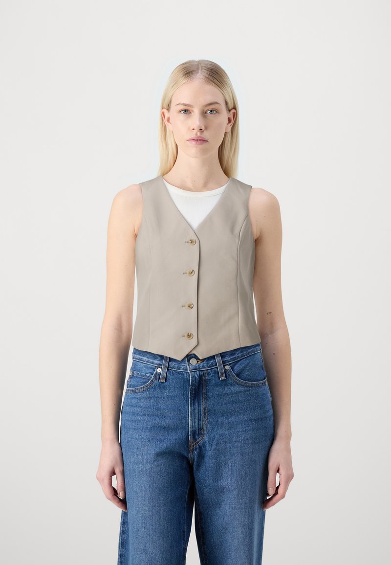 Visebora 3 4 Knit Feather Gray