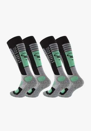 Stark Soul 2 PAAR MIT SPEZIALPOLSTERUNG - Calze - grau schwarz grün