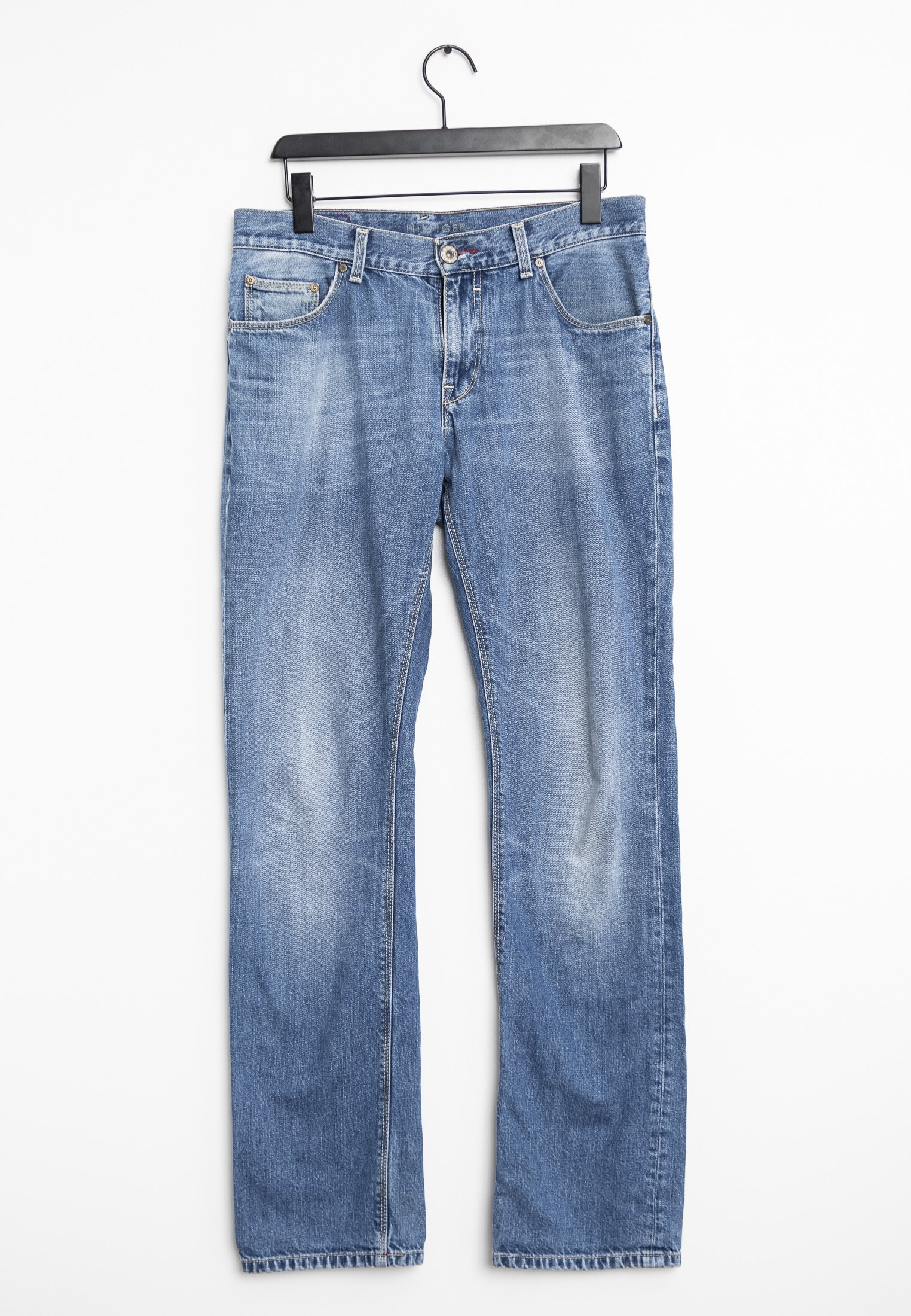 Tommy Hilfiger Straight leg jeans - blue/Blauw denim/bluedenim -  (Pre-owned) - Zalando.nl