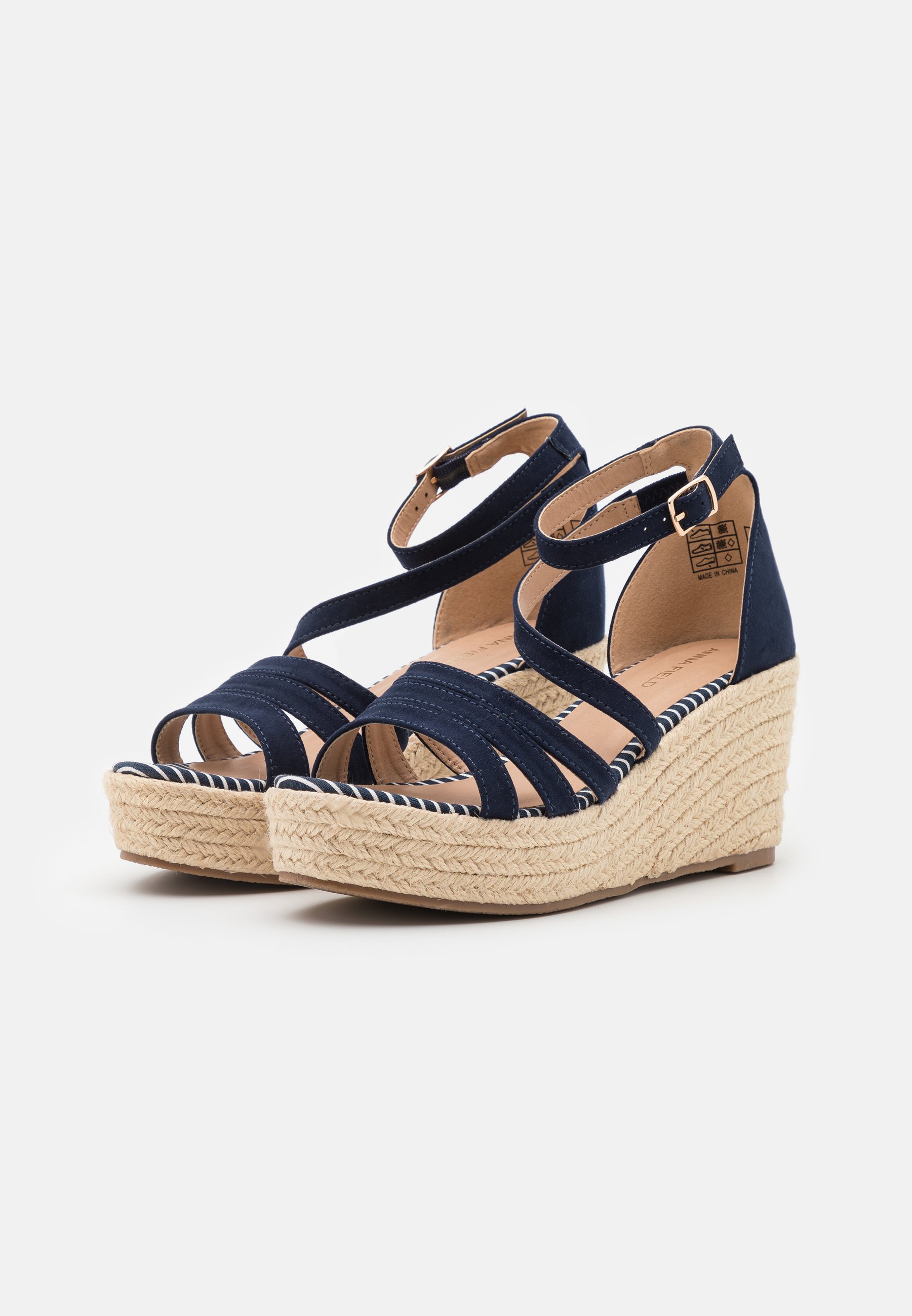 Anna Field Sandalias con plataforma - blue/azul - Zalando.es