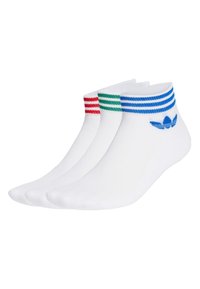 UNISEX 3 PACK  - Chaussettes - white   better scarlet   blue   green