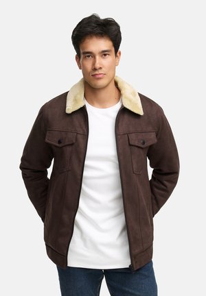 Winterjacke - seal brown
