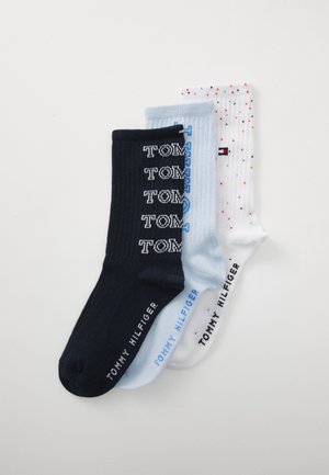 KIDS SOCK UNISEX 3 PACK - Sokken - blue/white