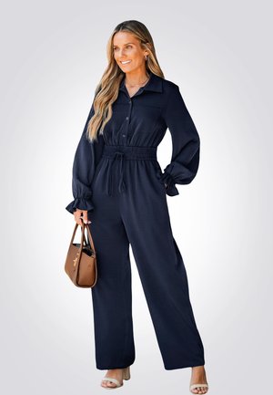 FRONT BUTTON - Overal - dark blue