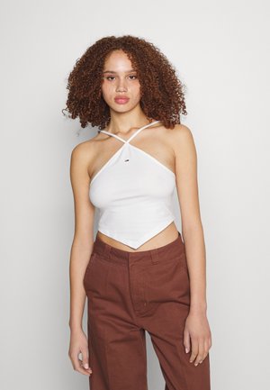 HALTER NECK PARTY - Topper - white